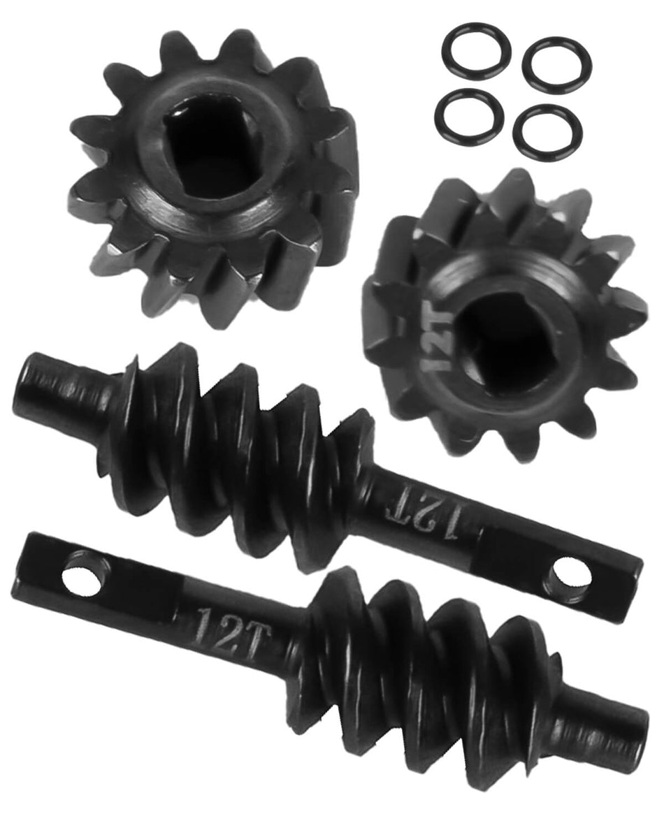 Steel Harden Steel Axles Gear Upgrades Part for 1/30 Axial SCX30 Chevrolet K10/Jeep Wrangler JLU 4X4/Ford Bronco 4X4