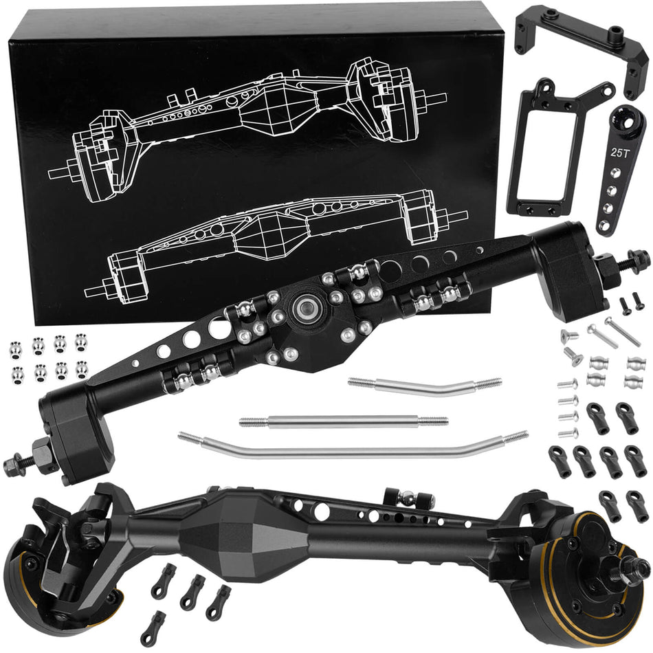 Front Rear Portal Axles Upgrades Part for 1/10 Axial Capra 1.9 UTB 4X4,DIY SCX10 SCX10 II