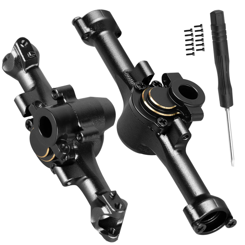 ARRCat Front Rear Axles Housing Upgrades Part for 1/30 Axial SCX30 Chev rolet K10/Jeep Wrangler JLU 4X4/F0rd Bronco 4X4