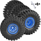 RC 1.9 Wheel Tires for Traxxas 1/10 TRX4 TRX6 Axial SCX10 SCX10 II 90046 SCX10 III AXI03007 SCX10 Pro Gen7/8 D90 VS4-10 MST CFX RC Crawler Car