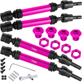 Aluminum Drive Shaft Axles Upgrades Part for 1/8 Arrma Typhon 3S BLX(Mega 550)