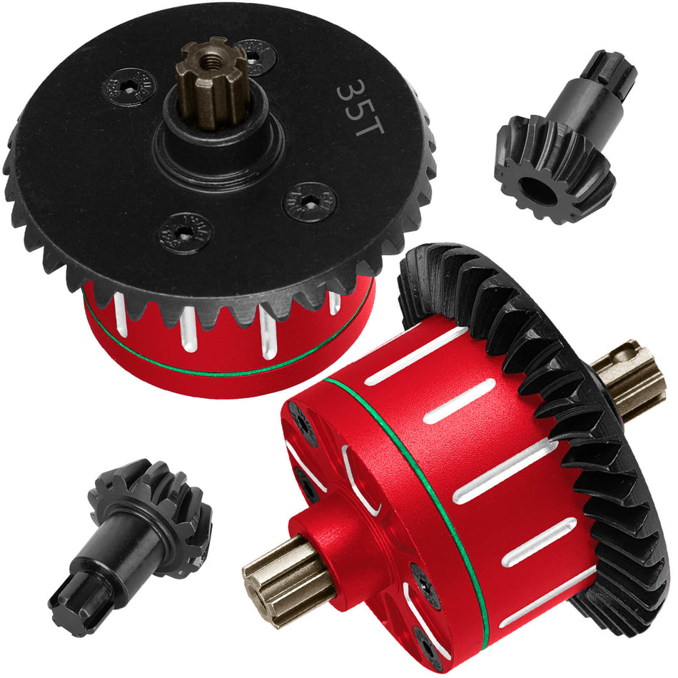 35T Differential Gear Upgrades Part for Arrma 1/10 Bigrock/Granite/Senton/Vorteks 3S,Kraton/Outcast 4S,1/8 Typhon/Vendetta/Infraction 3S