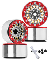 1.9 Brass Beadlock Wheel Rim for 1/10 Axial SCX10 SCX10 II 90046 SCX10 III AXI03007 SCX10 Pro Traxxas TRX4 TRX6 Gen7/8 D90 VS4-10 MST CFX