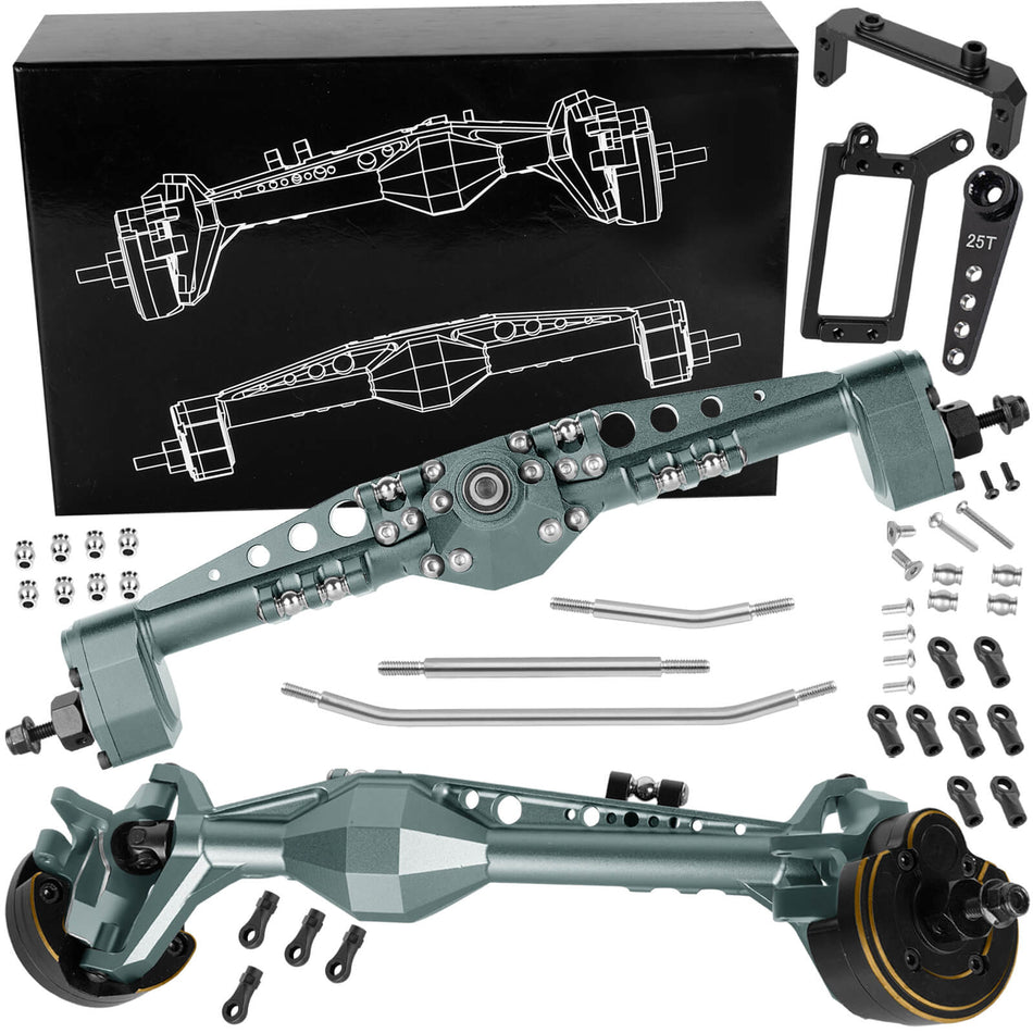 Front Rear Portal Axles Upgrades Part for 1/10 Axial Capra 1.9 UTB 4X4,DIY SCX10 SCX10 II