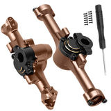 ARRCat Front Rear Axles Housing Upgrades Part for 1/30 Axial SCX30 Chev rolet K10/Jeep Wrangler JLU 4X4/F0rd Bronco 4X4