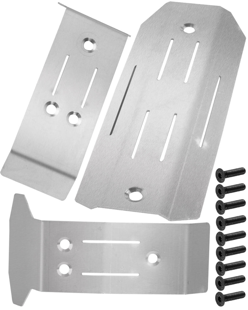 Stainless Steel Chassis Upgrades Part for Traxxas 1/16 Mini Maxx 4WD RTR Brushless Monster Truck(#107154-1)