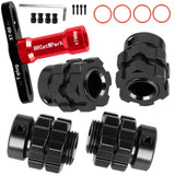RC 6mm Extended Wheel Hub Drive Upgrades Part for 1/10 Traxxas E-Maxx/T-Maxx/E-Revo/Revo/Summit