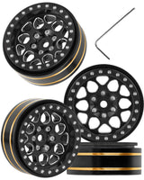 RC 1.3 Beadlock Wheel Rims for 1/18 Traxxas TRX4M 1/24 Axial SCX24 FCX24