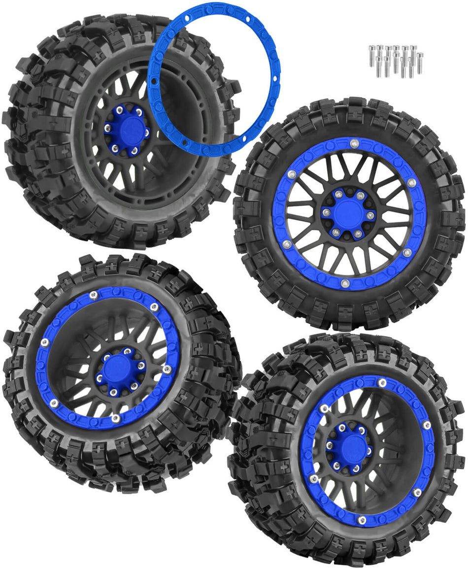 RC Drift Wheels for 1/16 Traxxas Summit/E-Revo/Arrma Gorgon Grom/Mini Kraton 3S,HYPER GO MJX,SCY,HAIBOXING etc