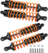 All Aluminum Front Rear RC Shocks Upgrade Parts for 1/10 Traxxas Slash 4x4 Rustler 4X4 Stampede 4X4 Hoss 4X4