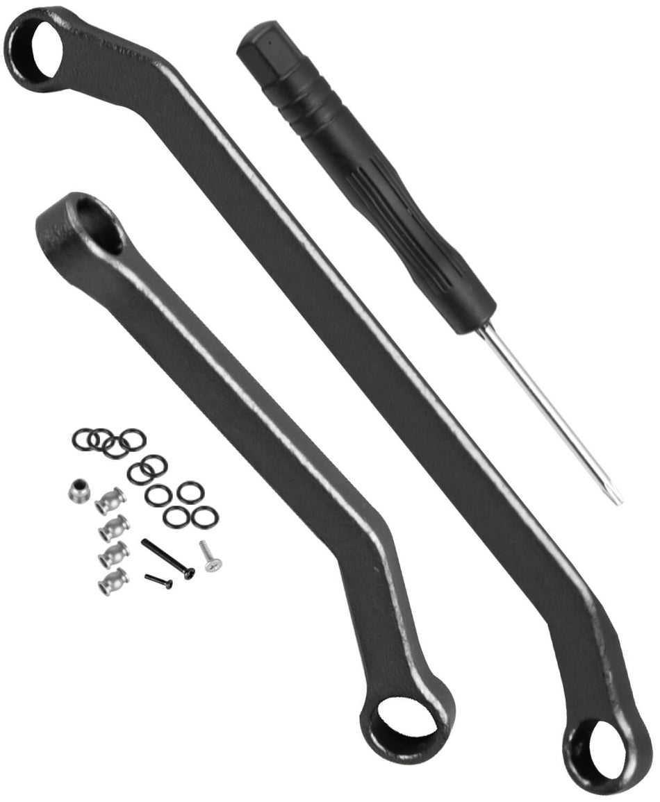 Aluminum Steering Links Upgrades Part for 1/30 Axial SCX30 Chevrolet K10/Jeep Wrangler JLU 4X4/Ford Bronco 4X4
