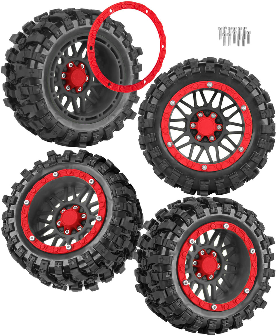 RC Drift Wheels for 1/16 Traxxas Summit/E-Revo/Arrma Gorgon Grom/Mini Kraton 3S,HYPER GO MJX,SCY,HAIBOXING etc