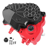 Aluminum Gearbox Complete Transmission Case w/Gear Upgrades Part for 1/10 Axial SCX10 Capra 1.9 UTB