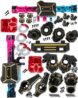 RC Upgrades Part for 1/10 Traxxas TRX4,Brass Front & Rear Portal Axles