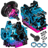 Aluminium Transmission Gearbox Upgrades Part for 1/10 Traxxas Slash/Rustler/Stampede/Jato VXL 4X4 4WD,XO-1