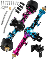 Front Rear Portal Axles (+5mm Wider on Each Side) Upgrades Part for Axial 1/24 SCX24 C10 JLU Gladiator Bronco Deadbolt 1/24 RC Crawler