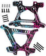 Shock Tower Shock Mounts Upgrades Part for 1/10 Traxxas Slash Rustler Stampede Jato 4X4 (VXL)(BL-2s) 4WD,Ford Fiesta ST Rally (VXL)(BL-2s)