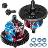 Front Rear 37T Differential Gear Upgrades Part for 1/10 Traxxas Slash 4X4 (VXL)/Rustler 4X4 (VXL)/Stampede 4X4 (VXL)/Jato 4X4 VXL 4WD,XO-1