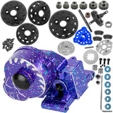 Aluminum Gearbox Transmission Case w/Spur Gear Upgrades Part for 1/10 Traxxas Slash/Rustler/Stampede/Bandit 2WD (VXL) Drag Slash/Bigfoot