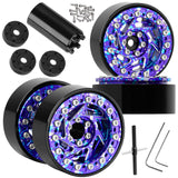 1.3 Dually Beadlock Wheels Rims for RC Crawler Car 1/18 Traxxas TRX4M Ascent-18,1/24 Axial SCX24 FCX24,RC Off Road Buggy Rally Truck