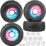 12mm/14mm/17mm Hex RC Truck Tires for Traxxas Slash 2WD 4×4,Arrm a Senton,Axial,Rc4wd,Redcat