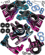 RC Caster Steering Block Upgrades Part for 1/10 Traxxas Slash Rustler Stampede Jato 4X4 (VXL)(BL-2s) 4WD,Ford Fiesta ST Rally (VXL)(BL-2s)