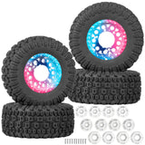 RC Truck Tires 12/14/17mm Hex for Traxxas Slash 2WD 4X4,Arrm a Senton,Axial,Rc4wd,Redcat