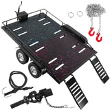 RC Aluminum Trailer Upgrades Part for 1/10 RC Crawler Traxxas TRX4 TRX6 Redcat Gen8 Axial SCX10