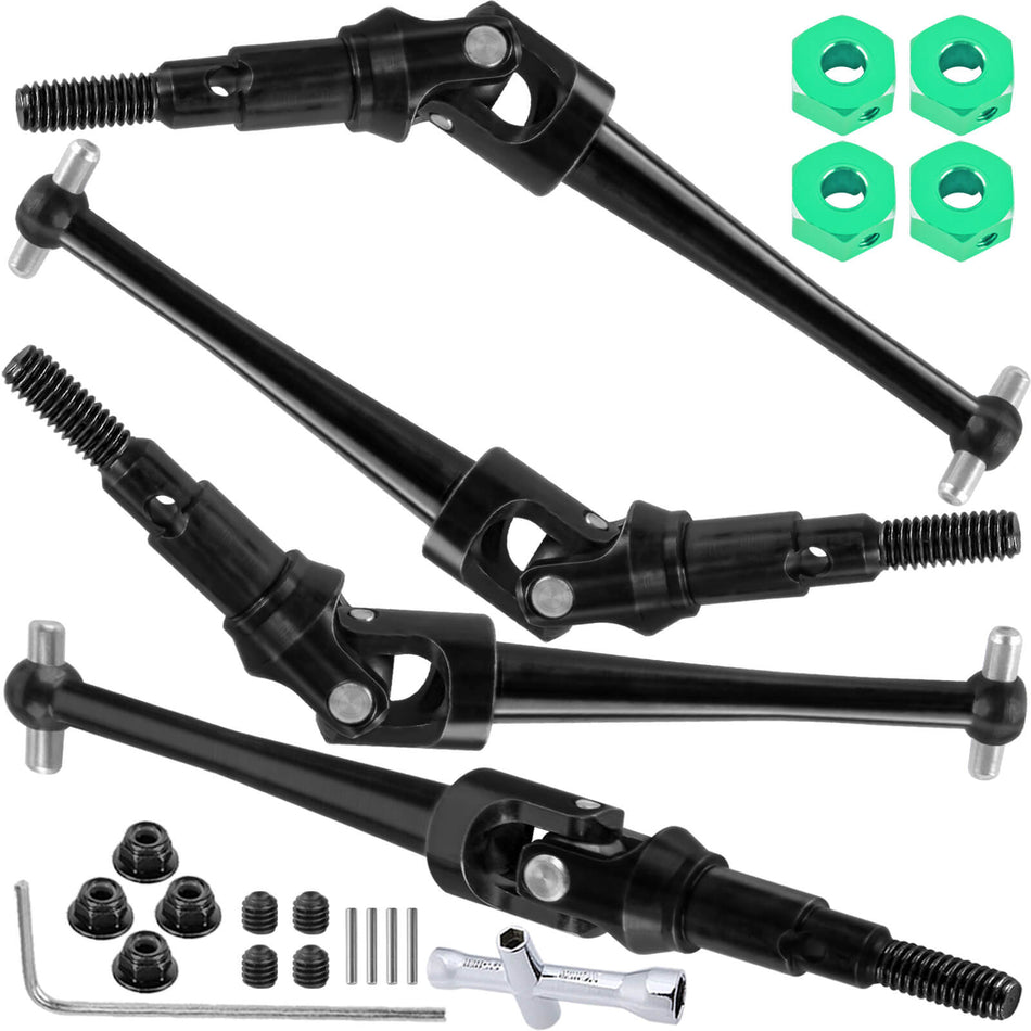 Steel Drive Shaft Axles Upgrades Part for HYPER GO 1/16 H16 16207 16208 16209 16210