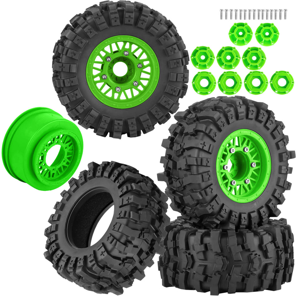12/14/17mm Hex Hubs RC Truck Tires and Wheels for Traxxas Slash 2WD 4X4,Arrm a Senton,Axial,Rc4wd,Redcat RC Truck