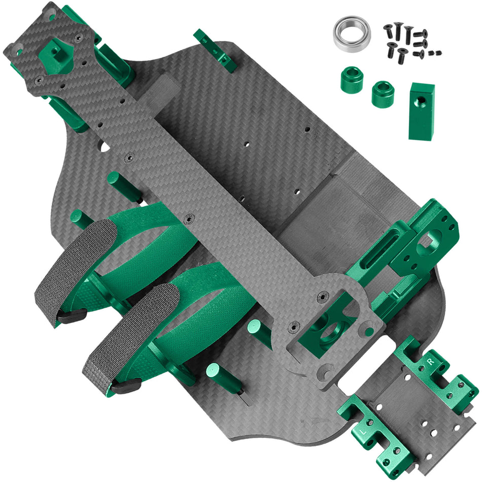 Carbon Fibre Chassis Upgrades Part for 1/10 Traxxas Ford Raptor R F150