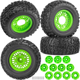 12mm/14mm/17mm Hex RC Truck Tires for Traxxas Slash 2WD 4×4,Arrm a Senton,Axial,Rc4wd,Redcat