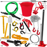 RC Crawler Car Metal Decoration Upgrades Part for 1/10 Traxxas Trx4 Trx6 Axial SCX10 GEN 7/GEN 8