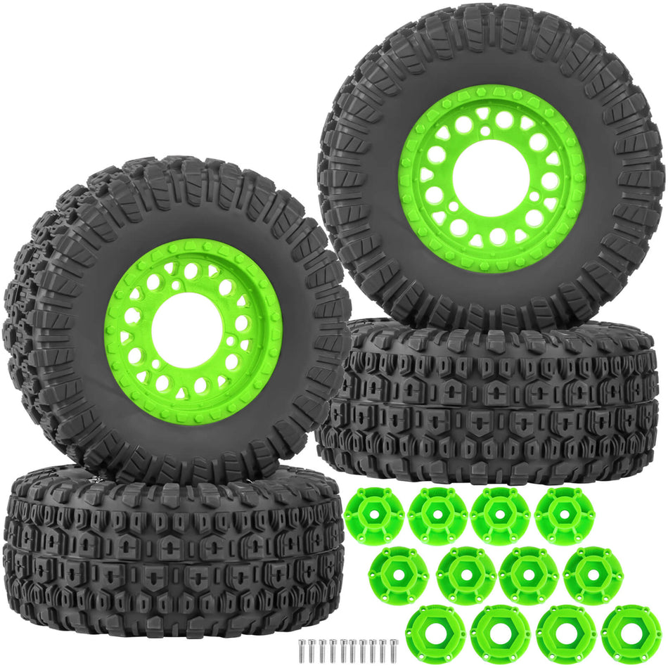 RC Truck Tires 12/14/17mm Hex for Traxxas Slash 2WD 4X4,Arrm a Senton,Axial,Rc4wd,Redcat