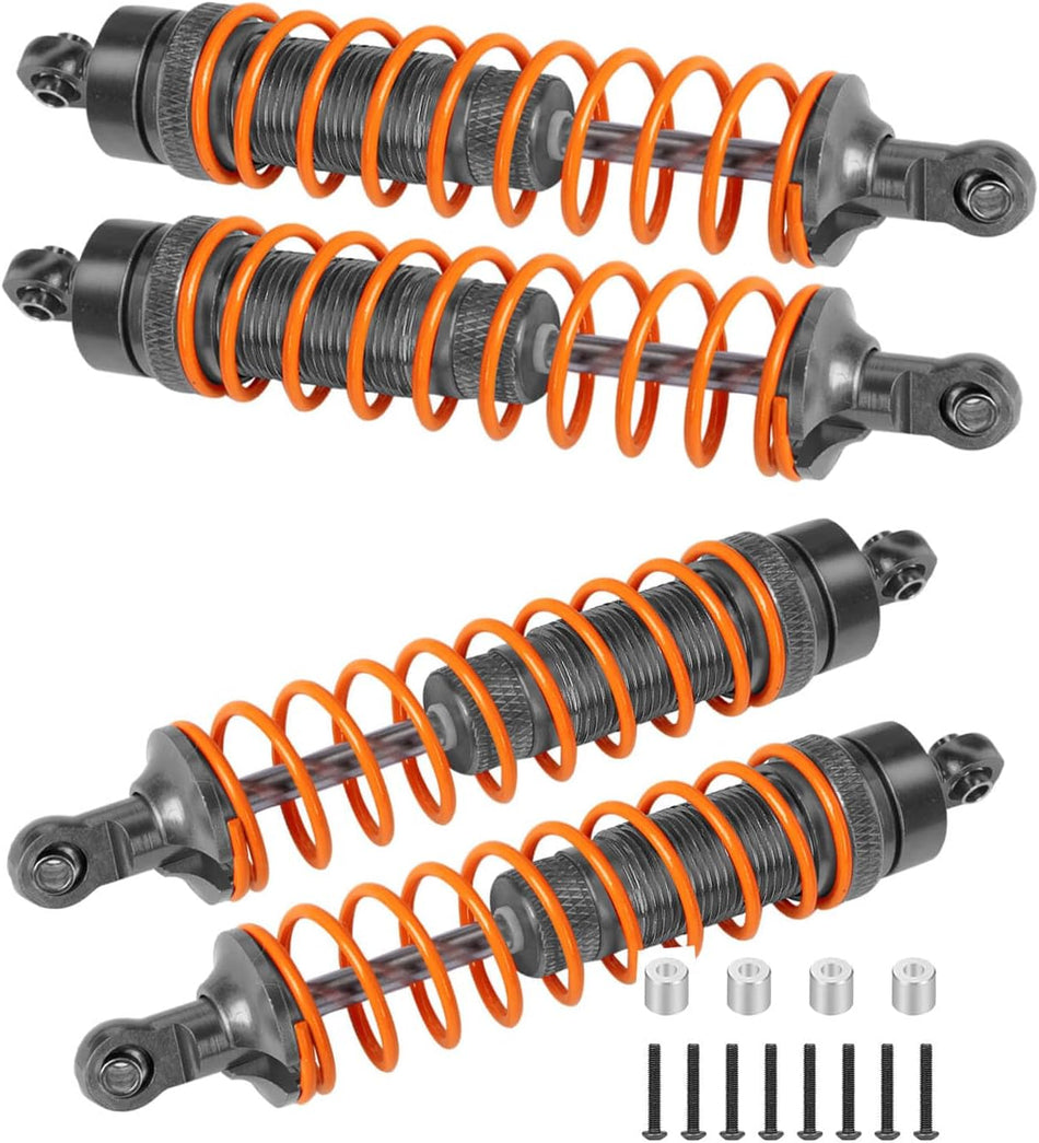 All Aluminum Front Rear RC Shocks Upgrade Parts for 1/10 Traxxas Slash 4x4 Rustler 4X4 Stampede 4X4 Hoss 4X4