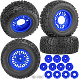 12mm/14mm/17mm Hex RC Truck Tires for Traxxas Slash 2WD 4×4,Arrm a Senton,Axial,Rc4wd,Redcat