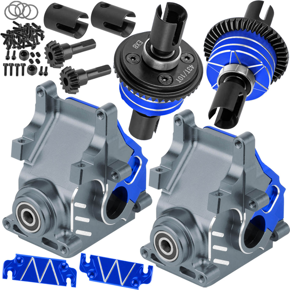 RC Gearbox Case & Gear Upgrades Part for Arrma 1/7 Big Rock/Mojave/Fireteam 6S BLX,1/8 Kraton/Outcast/Notorious/Talion 6S BLX & EXB
