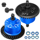 Front Rear 37T Differential Gear Upgrades Part for 1/10 Traxxas Slash 4X4 (VXL)/Rustler 4X4 (VXL)/Stampede 4X4 (VXL)/Jato 4X4 VXL 4WD,XO-1