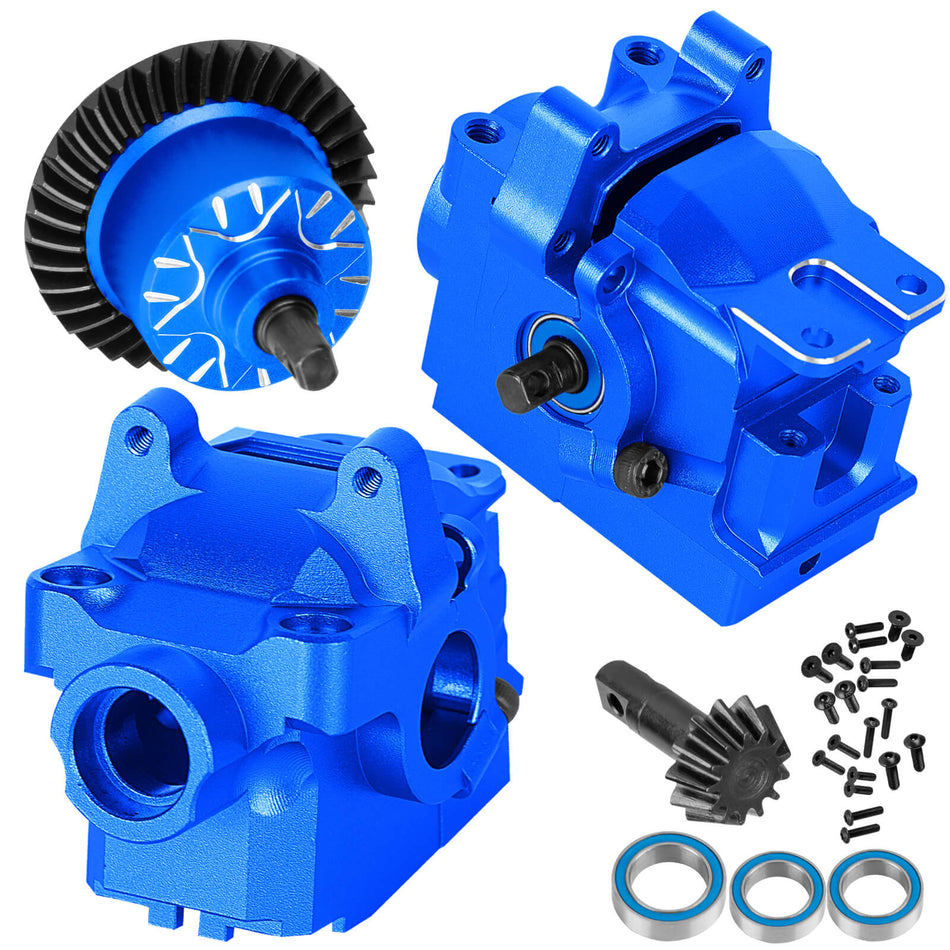 Aluminium Transmission Gearbox Upgrades Part for 1/10 Traxxas Slash/Rustler/Stampede/Jato VXL 4X4 4WD,XO-1