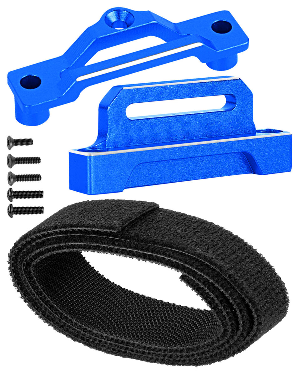 RC Alloy Battery Plate Upgrades Part for 1/10 Traxxas Slash BL-2s/Drag Slash chevrolet C10/Ford Mustang