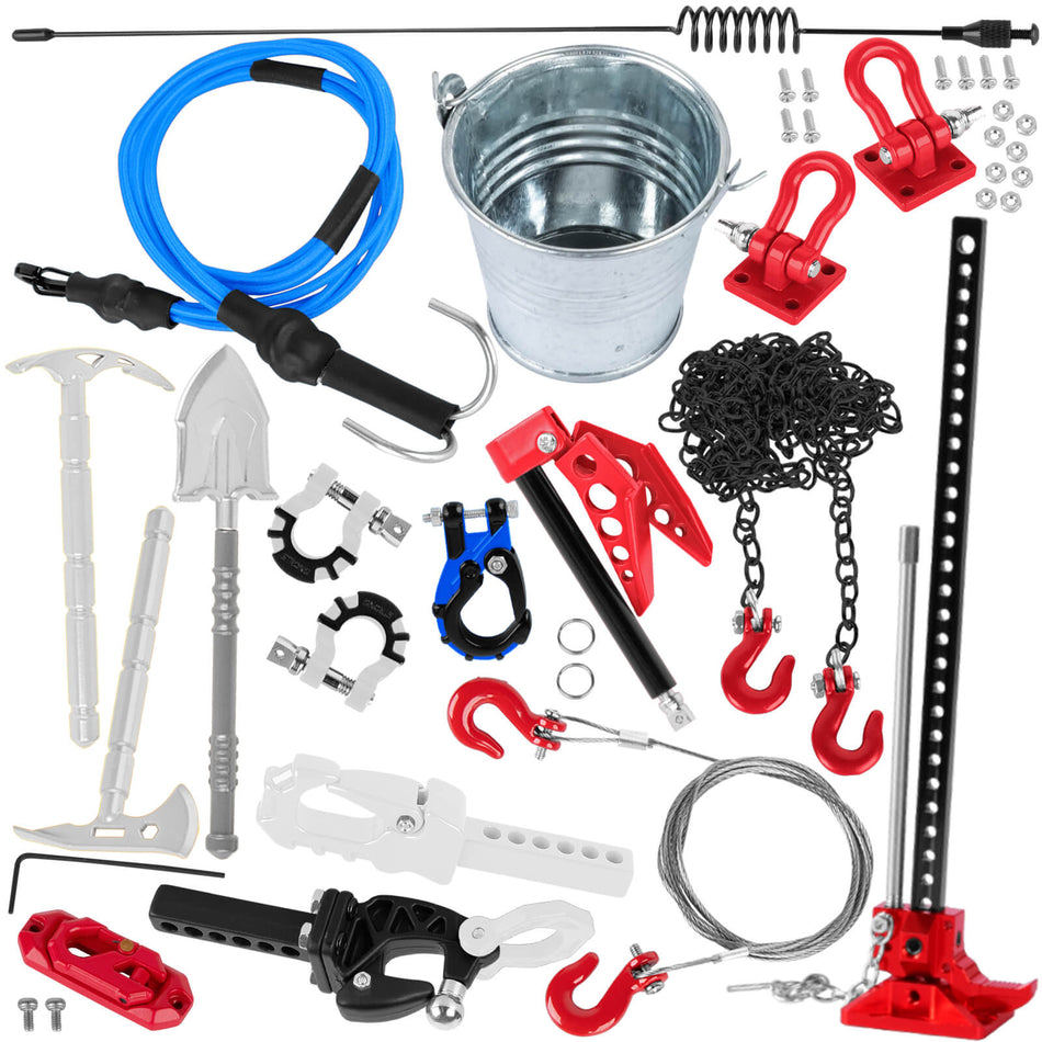 RC Crawler Car Metal Decoration Upgrades Part for 1/10 Traxxas Trx4 Trx6 Axial SCX10 GEN 7/GEN 8