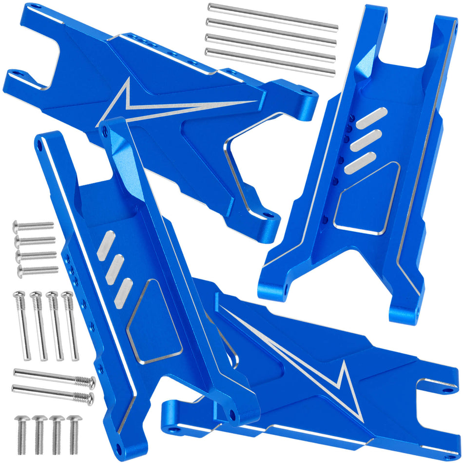 RC Aluminum Suspension A-Arms Upgrades Part for 1/10 Traxxas Slash Rustler Stampede 4X4 VXL BL-2s,Hoss 4WD VXL,XO-1