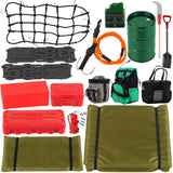 RC Roof Luggage Tent Bag Decoration Upgrades Part for 1/10 Traxxas Trx4 Trx6 Axial SCX10 GEN 7/GEN 8