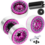 RC 1.9 Dually Beadlock Wheels Rims w/Adjustable Offset for 1/10 Traxxas TRX4 TRX6 Axial SCX10 SCX10 II 90046 SCX10 III AXI03007 SCX10 Pro Gen7/8 D90 VS4-10 MST CFX