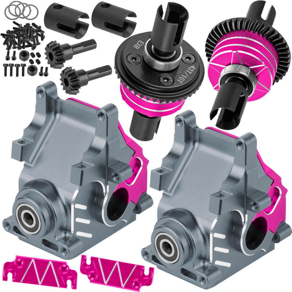 RC Gearbox Case & Gear Upgrades Part for Arrma 1/7 Big Rock/Mojave/Fireteam 6S BLX,1/8 Kraton/Outcast/Notorious/Talion 6S BLX & EXB