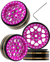 RC 1.3 Beadlock Wheel Rims for 1/18 Traxxas TRX4M 1/24 Axial SCX24 FCX24