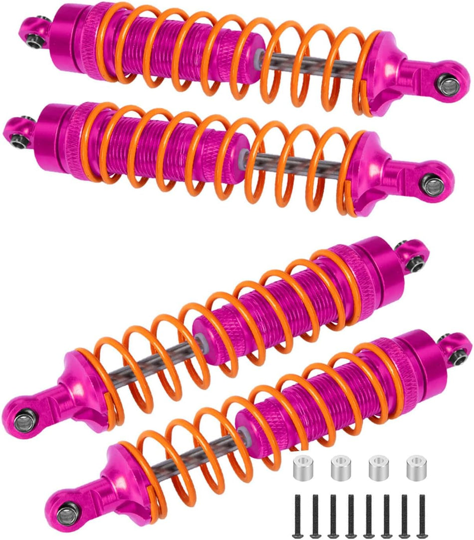All Aluminum Front Rear RC Shocks Upgrade Parts for 1/10 Traxxas Slash 4x4 Rustler 4X4 Stampede 4X4 Hoss 4X4