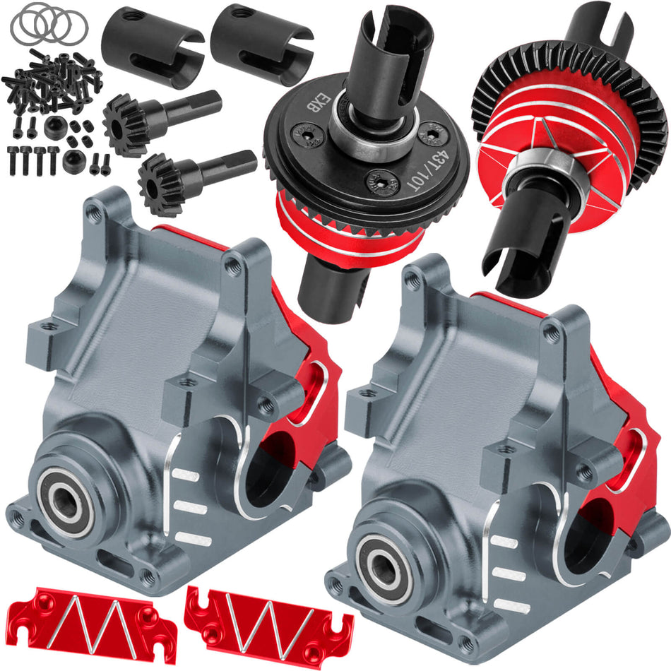 ARRCat RC Gearbox Case & Gear Upgrades Part for Arrma 1/7 Big Rock/Mojave/Fireteam 6S BLX,1/8 Kraton/Outcast/Notorious/Talion 6S BLX & EXB