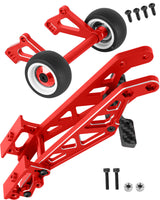 Aluminum Wing Mount & Wheelie Bar Set Upgrades Part for Arrma 1/8 Kraton 6S BLX(EXB),1/8 Notorious 6S BLX V6 Brushless RC Monster Trucks