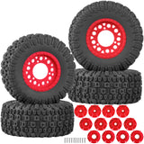 RC Truck Tires 12/14/17mm Hex for Traxxas Slash 2WD 4X4,Arrm a Senton,Axial,Rc4wd,Redcat